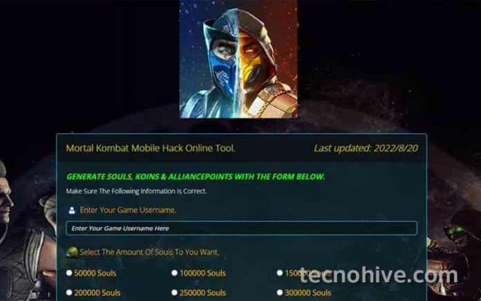 Mortal Kombat Mobile: Gerador Ilimitado de Moedas e Almas 2023
