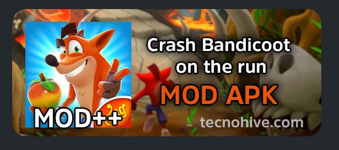 descargar Crash Bandicoot on the run mod apk