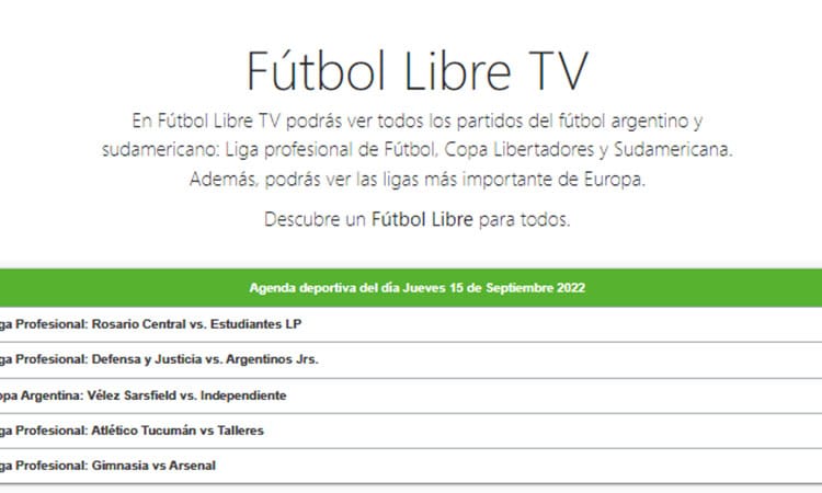 Las Mejores Páginas Para Ver Fútbol Online Gratis 2024