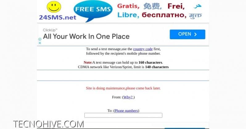 Send Free SMS Online 24sms