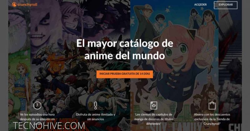 pagina's om crunchyroll anime te bekijken