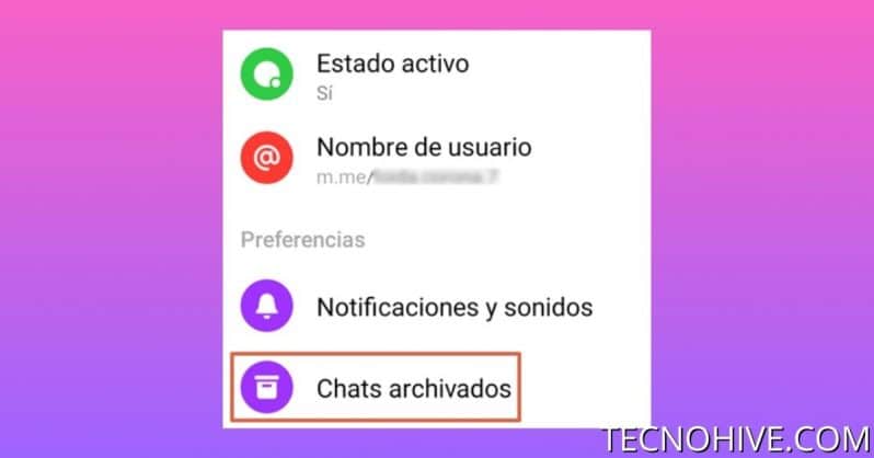 archiveer messenger-chats