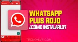 Whatsapp plus rood