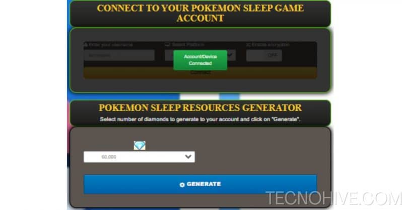 Generatore di sonno Pokemon di diamanti e punti illimitati