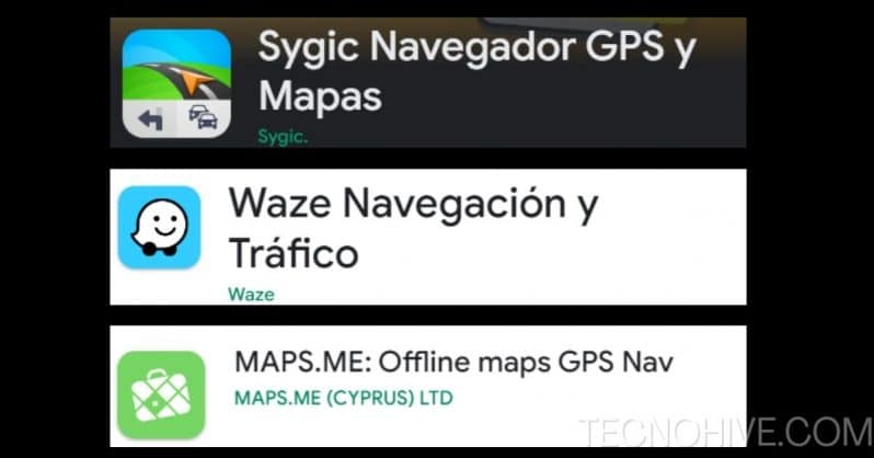 GPS-applicaties zonder internet