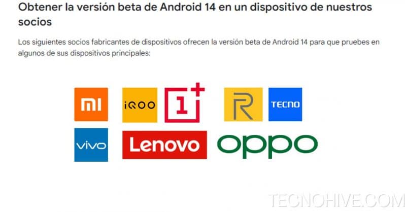 Installer Android 14 bêta