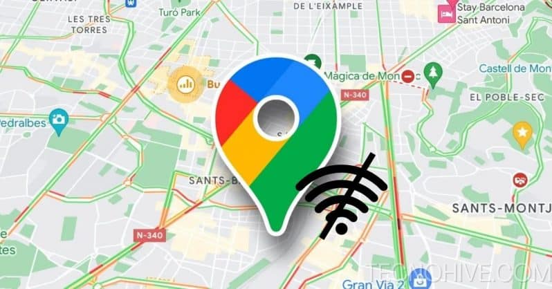 Use Google maps without internet